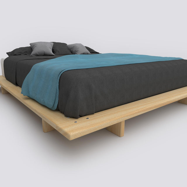 piso de tatami nórdico cama baja plataforma de estilo japonés cama doble  1,8 m dormitorio principal tatami cama 1,5 m